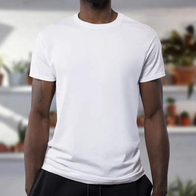 T-shirt in cotone Essential, articolo di esempio nel checkout